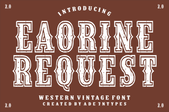 Eaorine Request Font